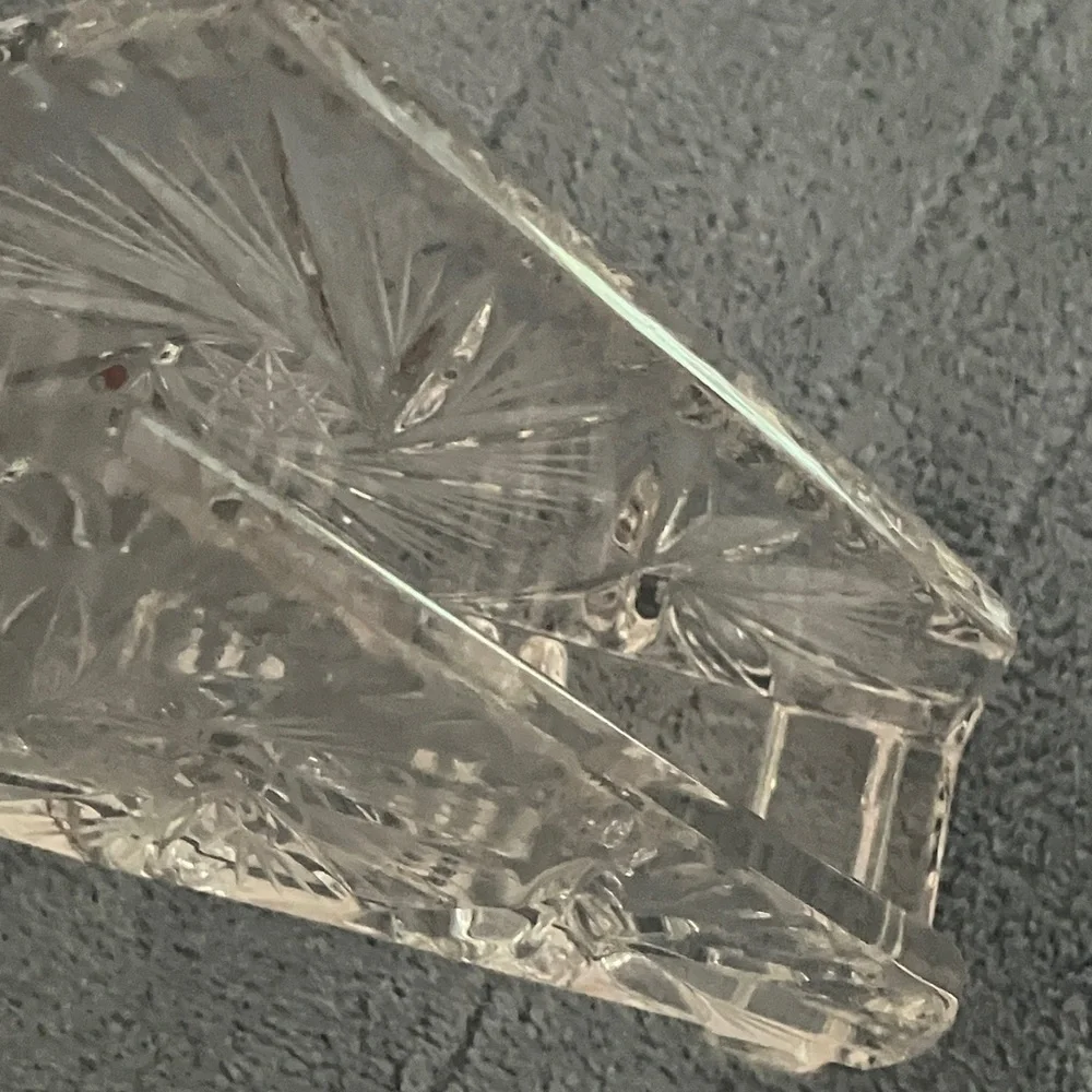 vintage Czech Lead Crystal vintage cut